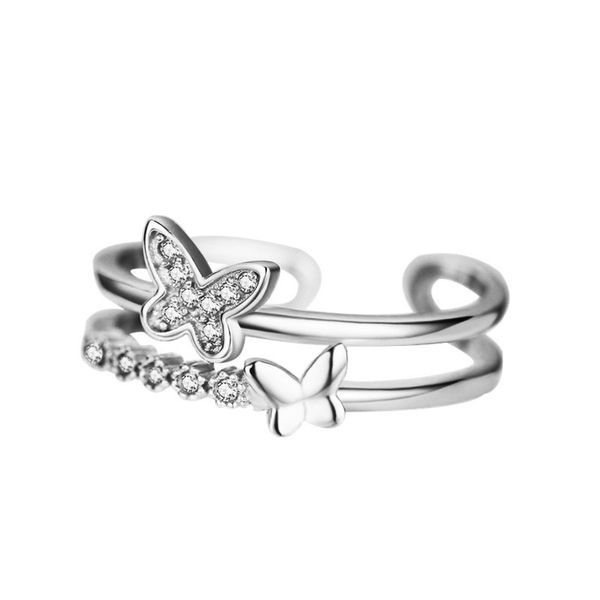 creative butterfly 925 sterling silver rings for women female crystal silver ring korean style ladies party jewelry gifs, Golden;silver
creative butterfly 925 sterling silver rings for women female crystal silver ring korean style ladies party jewelry gifs, Golden;silver