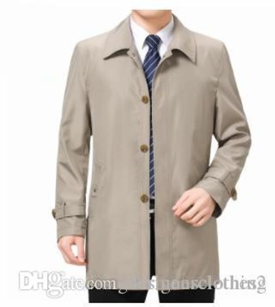 autumn mens business designer trench coats lapel neck long sleeve outerwear casual middleaged and elder coats, Tan;black
autumn mens business designer trench coats lapel neck long sleeve outerwear casual middleaged and elder coats, Tan;black