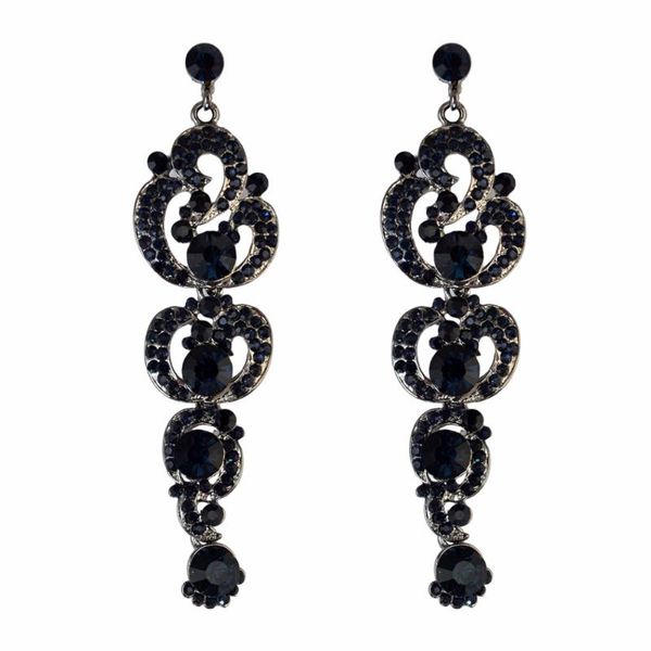 black purple blue clear rhinestone flower crystal long drop earrings for women bridal wedding female fringe tassel earring, Silver
black purple blue clear rhinestone flower crystal long drop earrings for women bridal wedding female fringe tassel earring, Silver