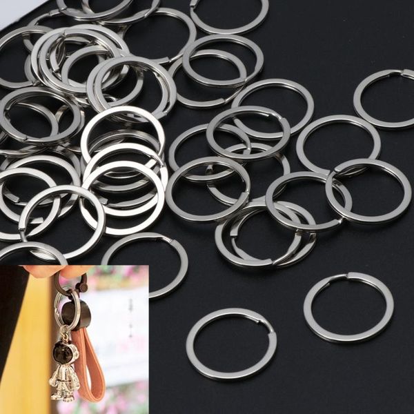 50pcs 1 inch round flat key chain ring split ring dog tag keys organizer holder dropshipping new, Silver
50pcs 1 inch round flat key chain ring split ring dog tag keys organizer holder dropshipping new, Silver