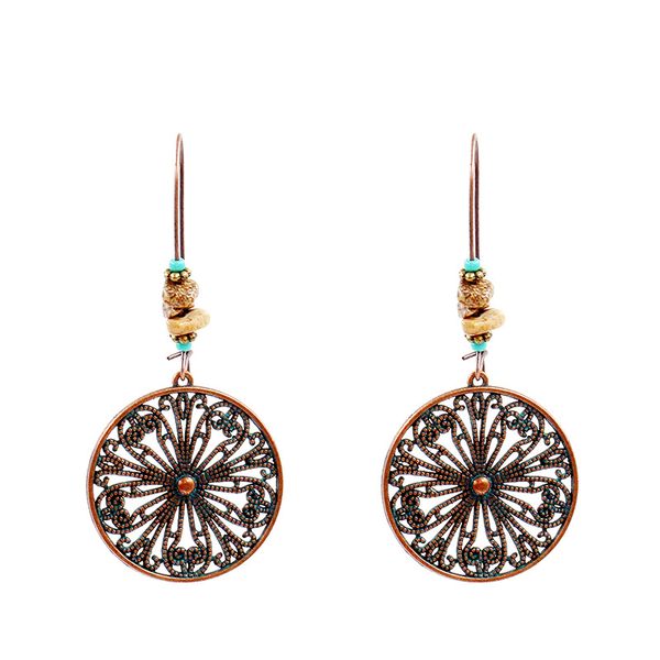 4 pairs of bohemian retro pendant earrings metal hollow pendant earrings boho chic jewelry women's girls, Silver
4 pairs of bohemian retro pendant earrings metal hollow pendant earrings boho chic jewelry women's girls, Silver