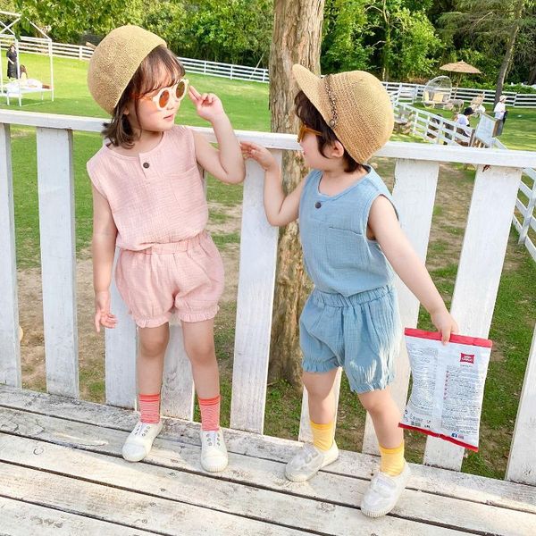 children summer new boys and girls cotton vest with shorts suit toddler baby sleeveless shirt+short pant two-piece pajamas, White
children summer new boys and girls cotton vest with shorts suit toddler baby sleeveless shirt+short pant two-piece pajamas, White