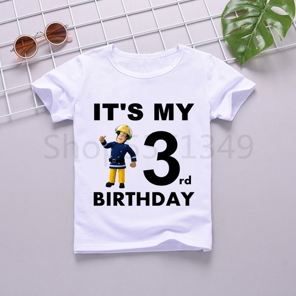kids fireman sam birthday tshirt happy birthday tshirt kids funny girls boys short sleeves sam fireman, Blue
kids fireman sam birthday tshirt happy birthday tshirt kids funny girls boys short sleeves sam fireman, Blue