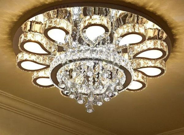 modern round led crystal ceiling lights simple romantic home chandeliers lamps lighting for living dining room restaurant
modern round led crystal ceiling lights simple romantic home chandeliers lamps lighting for living dining room restaurant