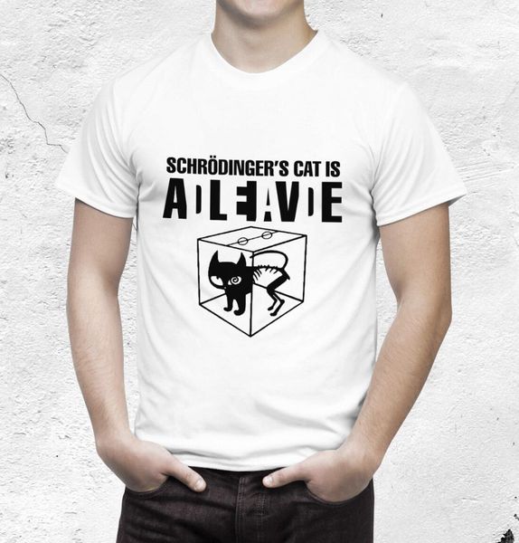 schrödinger's cat t shirt dr schrodingers tshirt new fashion t shirt brand hip hop print men tee high quality, White;black
schrödinger's cat t shirt dr schrodingers tshirt new fashion t shirt brand hip hop print men tee high quality, White;black