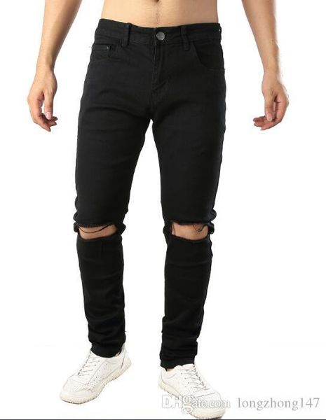 new men fashion hole biker jeans straight zipper draped jeans cotton trousers broken pants man's pencil rippid pants casual jeans black, Blue
new men fashion hole biker jeans straight zipper draped jeans cotton trousers broken pants man's pencil rippid pants casual jeans black, Blue