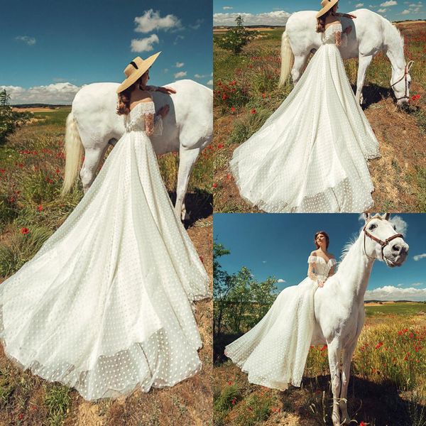 sexy country style линия свадебные платья с плеча кружева длинные рукава развертки поезд свадебное платье свадебные платья robe de soiree ve, White
sexy country style линия свадебные платья с плеча кружева длинные рукава развертки поезд свадебное платье свадебные платья robe de soiree ve, White