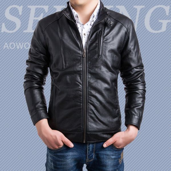 direct supply aowofs official genuine product england men fashion locomotive washing boutique slim fit leather jacket y055, Black
direct supply aowofs official genuine product england men fashion locomotive washing boutique slim fit leather jacket y055, Black