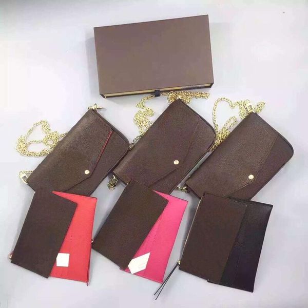 new presbyopia wallet fashion leather chain mobile phone bag mini wallet felicie lady messenger bag designer clutch 61276 c04
new presbyopia wallet fashion leather chain mobile phone bag mini wallet felicie lady messenger bag designer clutch 61276 c04
