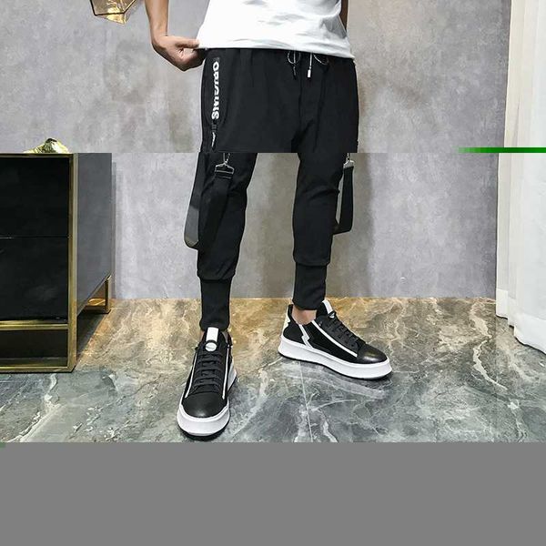 multi-pocket pencil pants mens hip hop patchwork cargo ripped sweatpants joggers trousers male fashion casual full length pants, Black
multi-pocket pencil pants mens hip hop patchwork cargo ripped sweatpants joggers trousers male fashion casual full length pants, Black