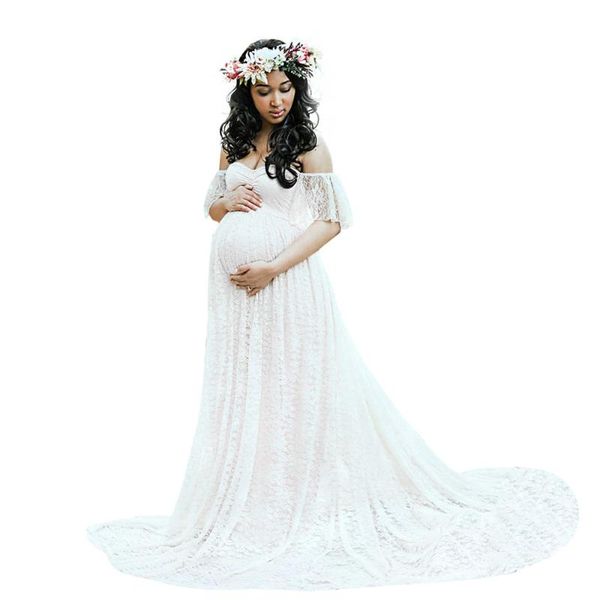 lonsant maternity dresses solid white lace short sleeve women dress pgraphy sleeves off shoulder elegant long dress 2020
lonsant maternity dresses solid white lace short sleeve women dress pgraphy sleeves off shoulder elegant long dress 2020