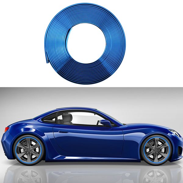 8m eye catching blue car wheel hub rim edge protector ring tire guard rubber sticker car styling
8m eye catching blue car wheel hub rim edge protector ring tire guard rubber sticker car styling