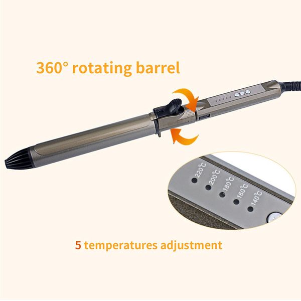 25/28mm electric hair curler 5 file temperature adjustment hair curling tongs fast heating professional deep wave hair waver 42
25/28mm electric hair curler 5 file temperature adjustment hair curling tongs fast heating professional deep wave hair waver 42