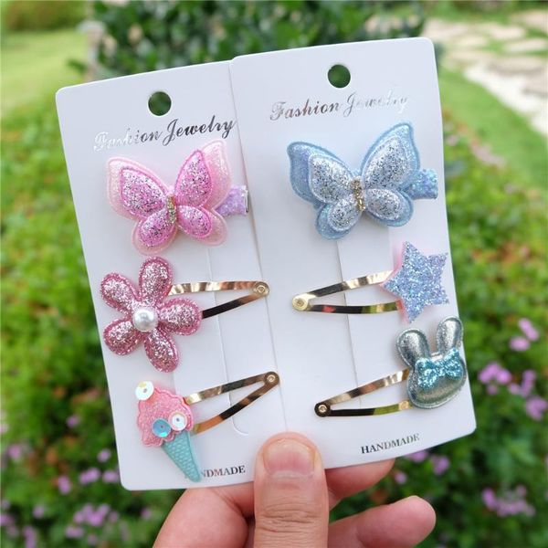 3pcs/set cute butterfly girls hair clip shiny flower barrette kawaii headwear hair accessories for kids chiidren golden hairpin, Slivery;white
3pcs/set cute butterfly girls hair clip shiny flower barrette kawaii headwear hair accessories for kids chiidren golden hairpin, Slivery;white