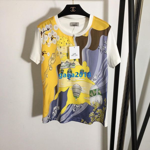 high end женщины девушки футболка горячий воздушный шар лоскутное мотив круглый вырез с коротким рукавом блузка старинные тройник мода дизай, White
high end женщины девушки футболка горячий воздушный шар лоскутное мотив круглый вырез с коротким рукавом блузка старинные тройник мода дизай, White