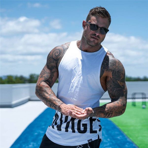 gyms tank 2019 new men sleeveless tank for boys bodybuilding clothing undershirt fitness stringer vest, White;black
gyms tank 2019 new men sleeveless tank for boys bodybuilding clothing undershirt fitness stringer vest, White;black