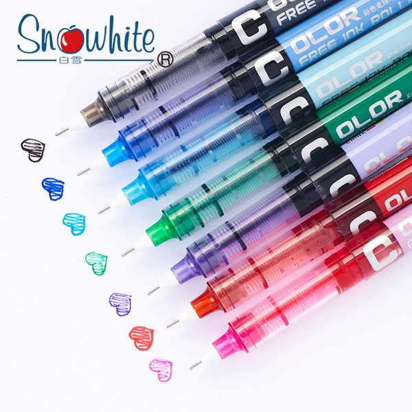7pcs/set 0.38/ 0.5mm simplicity color large gel pen needle type quick-drying straight liquid type ball pen color water gel pens
7pcs/set 0.38/ 0.5mm simplicity color large gel pen needle type quick-drying straight liquid type ball pen color water gel pens