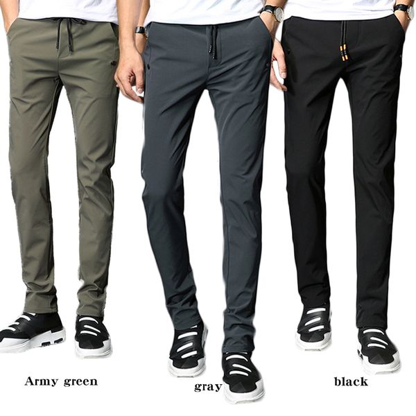 men's drawstring trousers men's new fashion popular sports casual pants korean version fast dry young students straight pants, Black
men's drawstring trousers men's new fashion popular sports casual pants korean version fast dry young students straight pants, Black