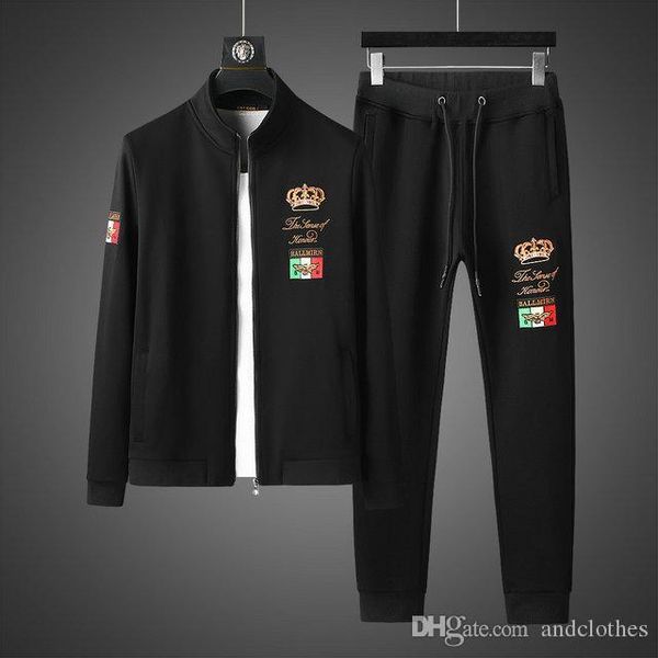 brand men's head logo zipper cardigan spring sport suits tracksuits fashion luxury men s clothing tracksuits mens joggers, Gray
brand men's head logo zipper cardigan spring sport suits tracksuits fashion luxury men s clothing tracksuits mens joggers, Gray