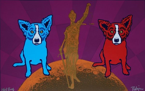 george rodrigue blue dog equal justice signed art home decor handpainted &hd print oil painting on canvas wall art canvas pictures 200111
george rodrigue blue dog equal justice signed art home decor handpainted &hd print oil painting on canvas wall art canvas pictures 200111