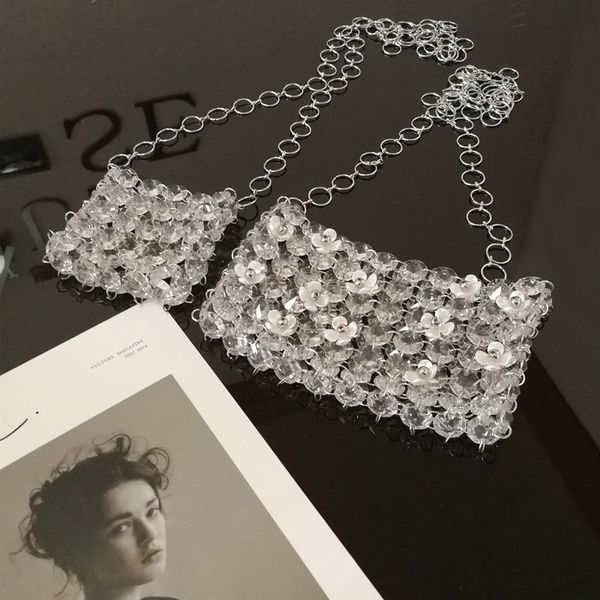 clear crystal flower shoulder bag women day clutch ring chain beaded evening bag ladies small handbag wedding party purse
clear crystal flower shoulder bag women day clutch ring chain beaded evening bag ladies small handbag wedding party purse