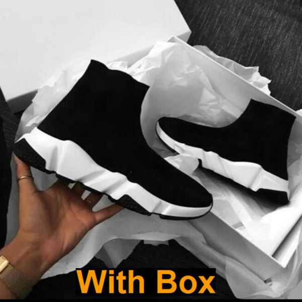 with box 2019 socks speed trainers knit paris sock shoe sock knit triple s boots trainers runner sneakers arthur, Black
with box 2019 socks speed trainers knit paris sock shoe sock knit triple s boots trainers runner sneakers arthur, Black