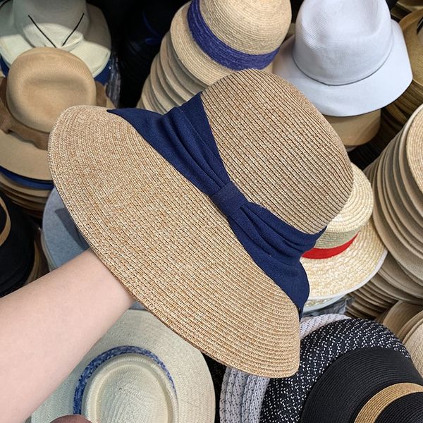 elegant temperament bowknot straw female straw butterfly cornice cap large eaves hat beach side decoration foldable sun hat, Blue;gray
elegant temperament bowknot straw female straw butterfly cornice cap large eaves hat beach side decoration foldable sun hat, Blue;gray