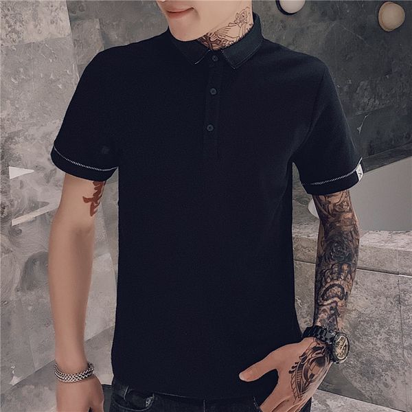 slim fit shirt men short sleeve casual homme streetwear 3xl black fashion 2020 summer men shirt, White;black
slim fit shirt men short sleeve casual homme streetwear 3xl black fashion 2020 summer men shirt, White;black