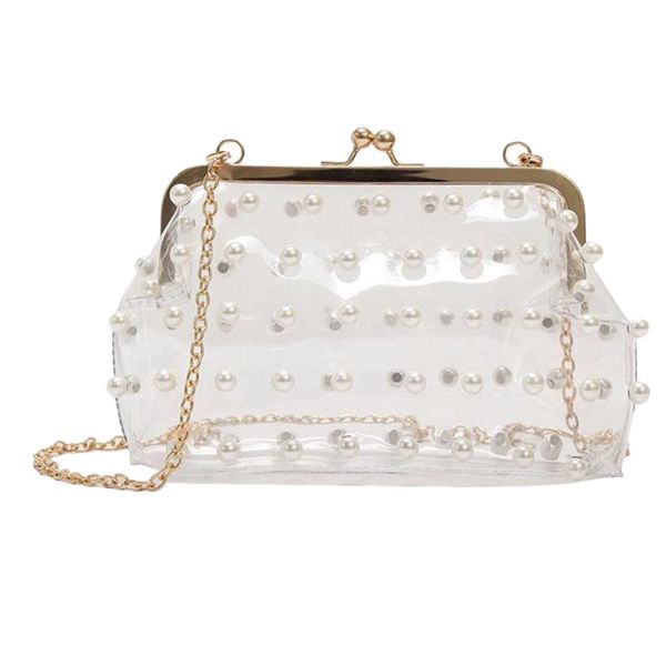 fashion evening chain shoulder bag girl messenger handbag new pearls pearls clear bag pvc transparent crossbody women satche
fashion evening chain shoulder bag girl messenger handbag new pearls pearls clear bag pvc transparent crossbody women satche