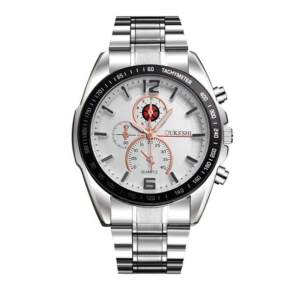 new full stainless steel luxury watch mens business military watches casual quartz wristwatches clock relogio masculino, Slivery;brown
new full stainless steel luxury watch mens business military watches casual quartz wristwatches clock relogio masculino, Slivery;brown