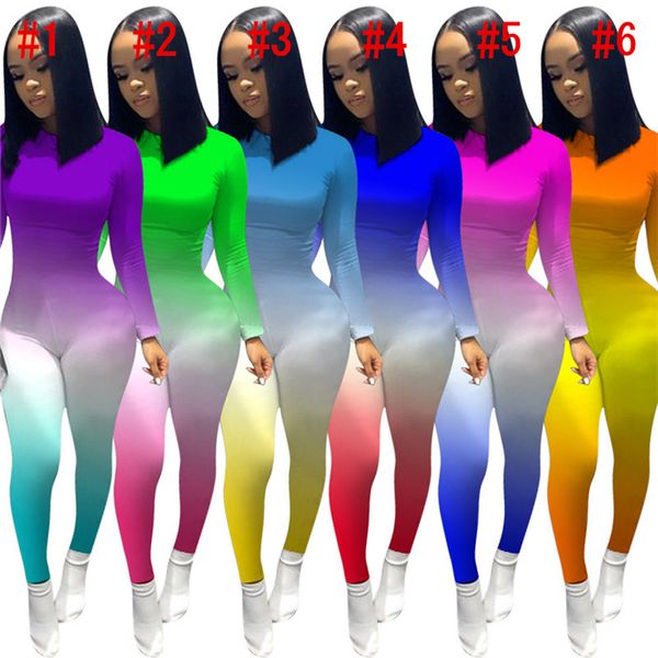 women bodysuit jumpsuits rompers girls one piece legging pants gradient long sleeve clothes skinny onesies night club party outfit d8407, White
women bodysuit jumpsuits rompers girls one piece legging pants gradient long sleeve clothes skinny onesies night club party outfit d8407, White
