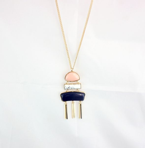 sweet geometric natural stones mixed color pendant necklace, fashion trendy alloy stone styles necklace for women, Silver
sweet geometric natural stones mixed color pendant necklace, fashion trendy alloy stone styles necklace for women, Silver