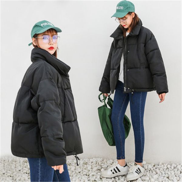 2019 new winter jacket girl jacket short cotton pad down women fashion trend casual short cotton clothing, Black
2019 new winter jacket girl jacket short cotton pad down women fashion trend casual short cotton clothing, Black