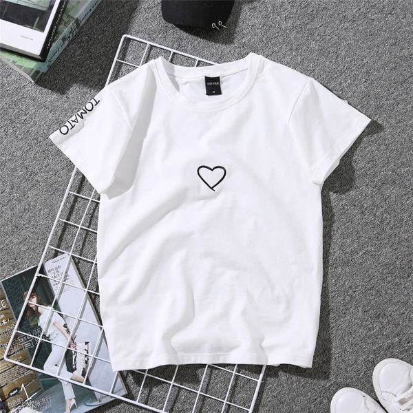 summer couples lovers t shirt for women casual white tshirt women t shirt love heart embroidery print t shirt female
summer couples lovers t shirt for women casual white tshirt women t shirt love heart embroidery print t shirt female