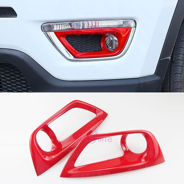 for jeep compass 2017 2018 red color front fog lamp cover light trim garnish overlay panel frame car styling accessor
for jeep compass 2017 2018 red color front fog lamp cover light trim garnish overlay panel frame car styling accessor