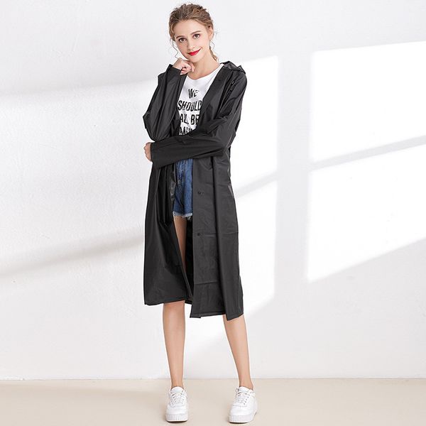 solid color womens designer raincoats fashion translucent frosted and thickened hooded womens raincoats casual females clothing, Black
solid color womens designer raincoats fashion translucent frosted and thickened hooded womens raincoats casual females clothing, Black