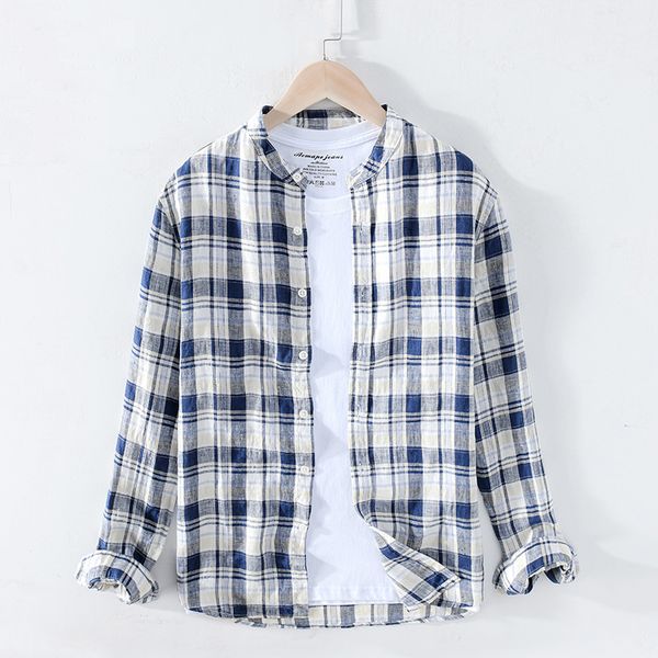 2020 summer new shirt men plaid 100% pure linen shirts fashion casual breathable cool plus size clothing y2631, White;black
2020 summer new shirt men plaid 100% pure linen shirts fashion casual breathable cool plus size clothing y2631, White;black