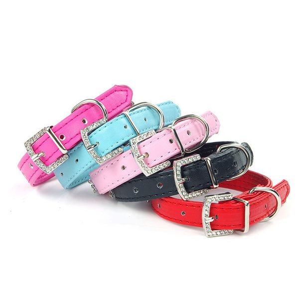 1pcs adjustable pu leather dog collars fashion crystal bling rhinestones for puppies pets accessories outdoor puppy necklace
1pcs adjustable pu leather dog collars fashion crystal bling rhinestones for puppies pets accessories outdoor puppy necklace