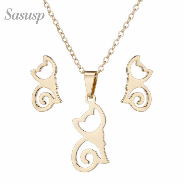 sasusp cute cat pendant necklaces for women and girls friend birthday gift femme jewelry, Silver
sasusp cute cat pendant necklaces for women and girls friend birthday gift femme jewelry, Silver