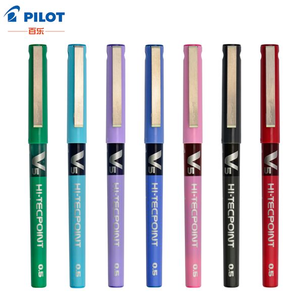 1 pc pilot v5 hi-tecpoint extra fine needlepoint rollerball pen7red/black/blue/sky blue/pink/purple/green color
1 pc pilot v5 hi-tecpoint extra fine needlepoint rollerball pen7red/black/blue/sky blue/pink/purple/green color