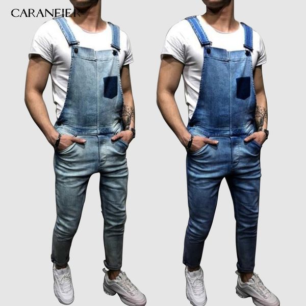 men's jeans old denim overalls loose casual comfortable straight long paragraph nine points siamese strap hole new, Blue
men's jeans old denim overalls loose casual comfortable straight long paragraph nine points siamese strap hole new, Blue
