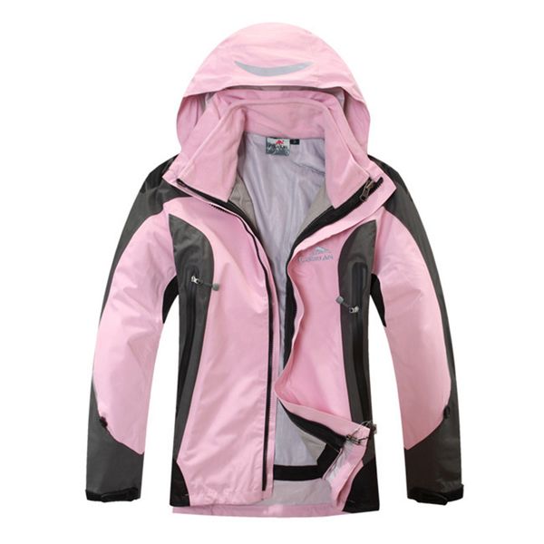 women's outdoor two-piece jacket windproof waterproof breathable hiking jacket fleece liner warm mountaineering sportswear, Blue;black
women's outdoor two-piece jacket windproof waterproof breathable hiking jacket fleece liner warm mountaineering sportswear, Blue;black