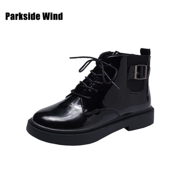 parkside wind women boots thick flat shoes pu leather mid ankle boots female lace up shoes maglossy 2020 autumn winter, Black
parkside wind women boots thick flat shoes pu leather mid ankle boots female lace up shoes maglossy 2020 autumn winter, Black