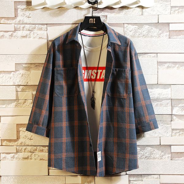 men's casual shirts nice fashion plaid men striped three quarter sleeve shirt japan -5xl 5xl plus asian size blouse, White;black
men's casual shirts nice fashion plaid men striped three quarter sleeve shirt japan -5xl 5xl plus asian size blouse, White;black