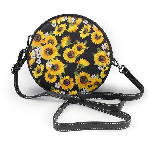 noisydesigns sunflower circular fashion shoulder bag women's shoulder messenger bags ladies purse female round handbag bolsa
noisydesigns sunflower circular fashion shoulder bag women's shoulder messenger bags ladies purse female round handbag bolsa