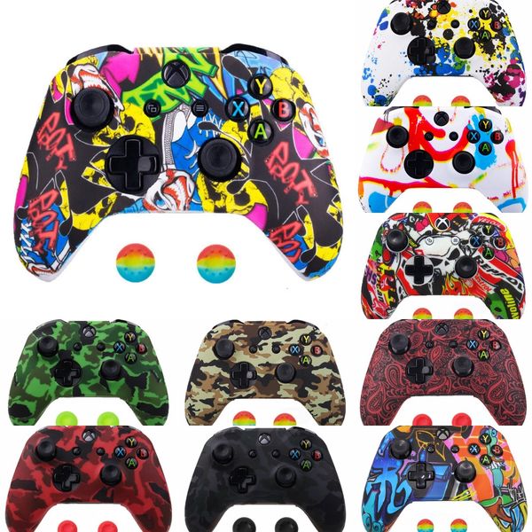 4px9j ivyueen 1 x soft silicone xbox skin case cover + 2 x thumb sticks caps grips protective microsoft for one 1 wireless controller
4px9j ivyueen 1 x soft silicone xbox skin case cover + 2 x thumb sticks caps grips protective microsoft for one 1 wireless controller