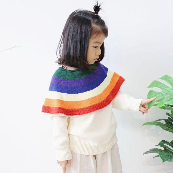 ins baby girls autumn rainbow sweater for kids fashion cloak hallowen clothes outwear lovely full sleeve cape knitted clothing, Blue
ins baby girls autumn rainbow sweater for kids fashion cloak hallowen clothes outwear lovely full sleeve cape knitted clothing, Blue
