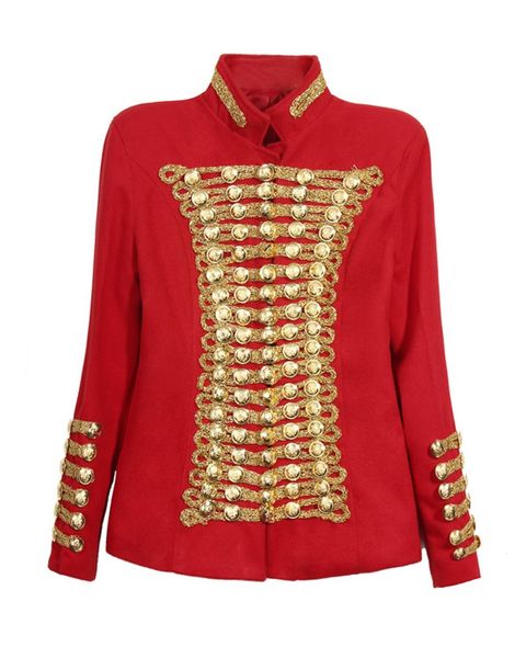 balmain womens fashion wool blends outerwear coats europe usa balmain wind napoleon military uniform court retro silver suit jacket female t, Black;brown
balmain womens fashion wool blends outerwear coats europe usa balmain wind napoleon military uniform court retro silver suit jacket female t, Black;brown