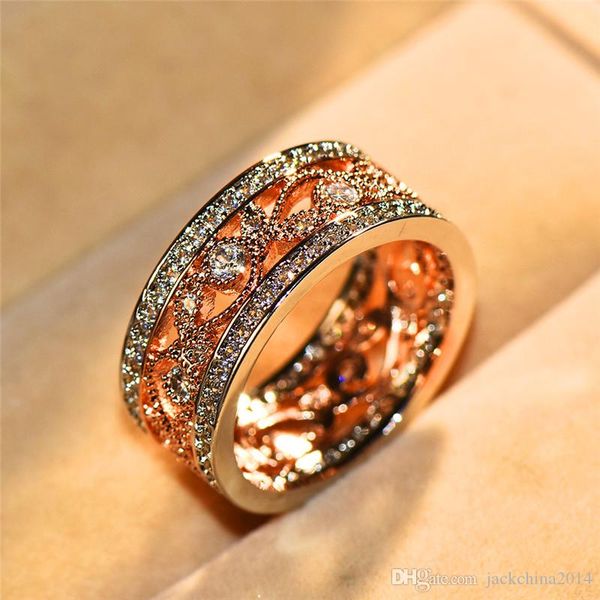 size 6-10 vintage fashion jewelry 925 sterling silver&gold fill pave white sapphire cz diamond eternity rings women wedding flower ring gift, Slivery;golden 
size 6-10 vintage fashion jewelry 925 sterling silver&gold fill pave white sapphire cz diamond eternity rings women wedding flower ring gift, Slivery;golden