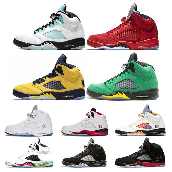 5 5s mens basketball shoes island green trophy room ice blue red suede fire red sports sneakers size 7-13
5 5s mens basketball shoes island green trophy room ice blue red suede fire red sports sneakers size 7-13